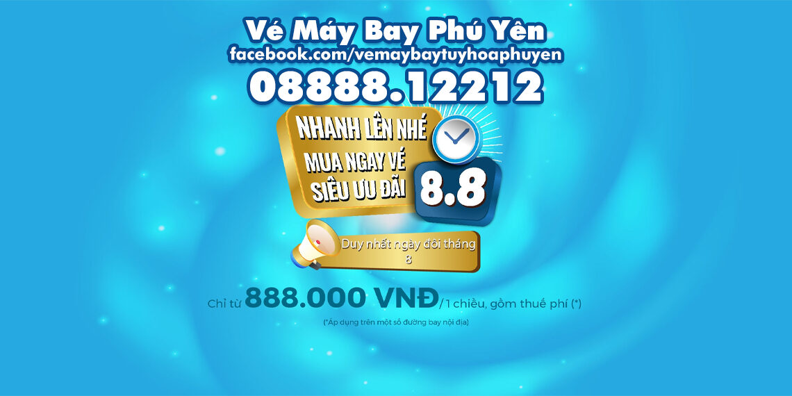 Vé máy bay Phú Yên ➡ HCM ⬅ cập nhật ngày 07/08/2022